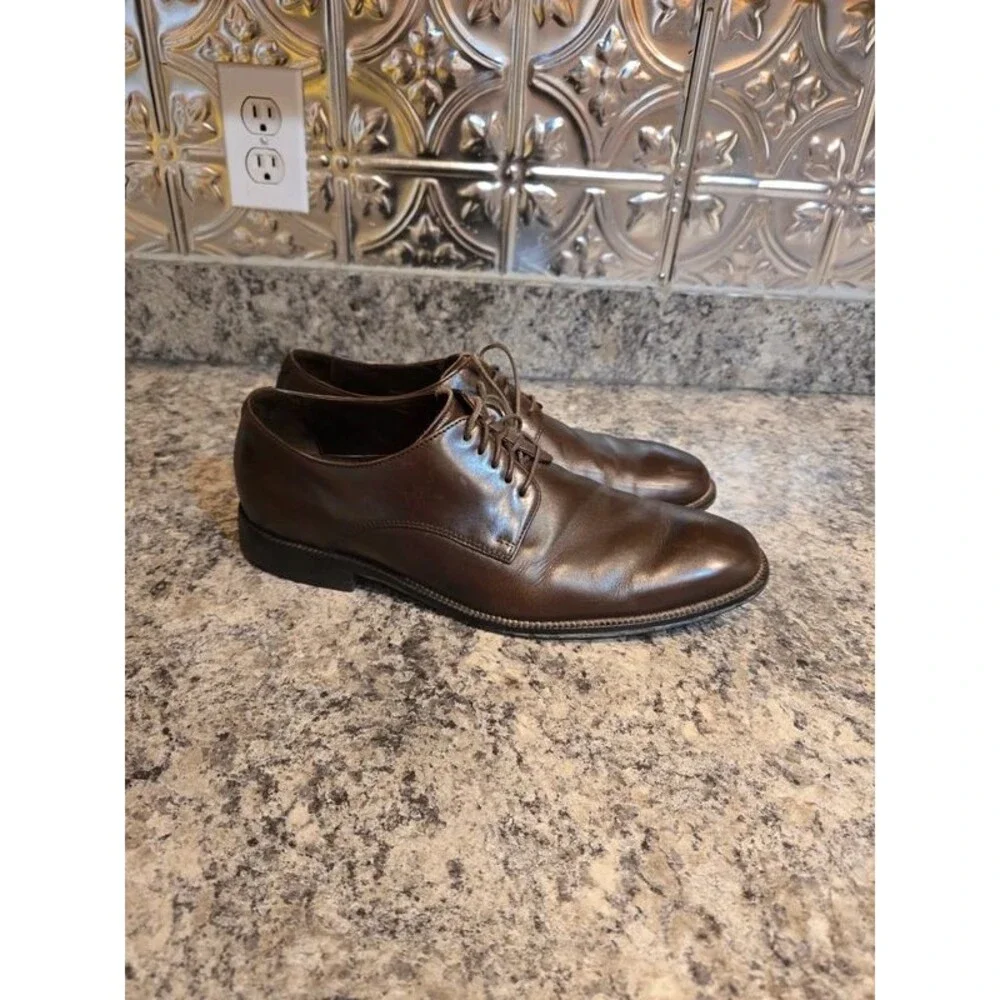 Cole Haan Men's Dark Brown Lace-up Oxford Dress Shoes C11433 Sz 10